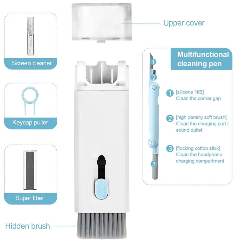 7-in-1 Multifunctional Keyboard and Electronics Cleaning Kit