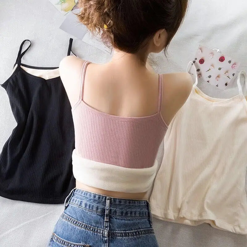 Winter velvet thickened women's shirt solid color warm thermal cellular clothing