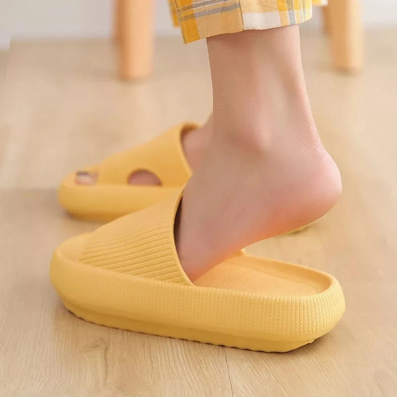 Thick Platform Slippers For Soft Home Women