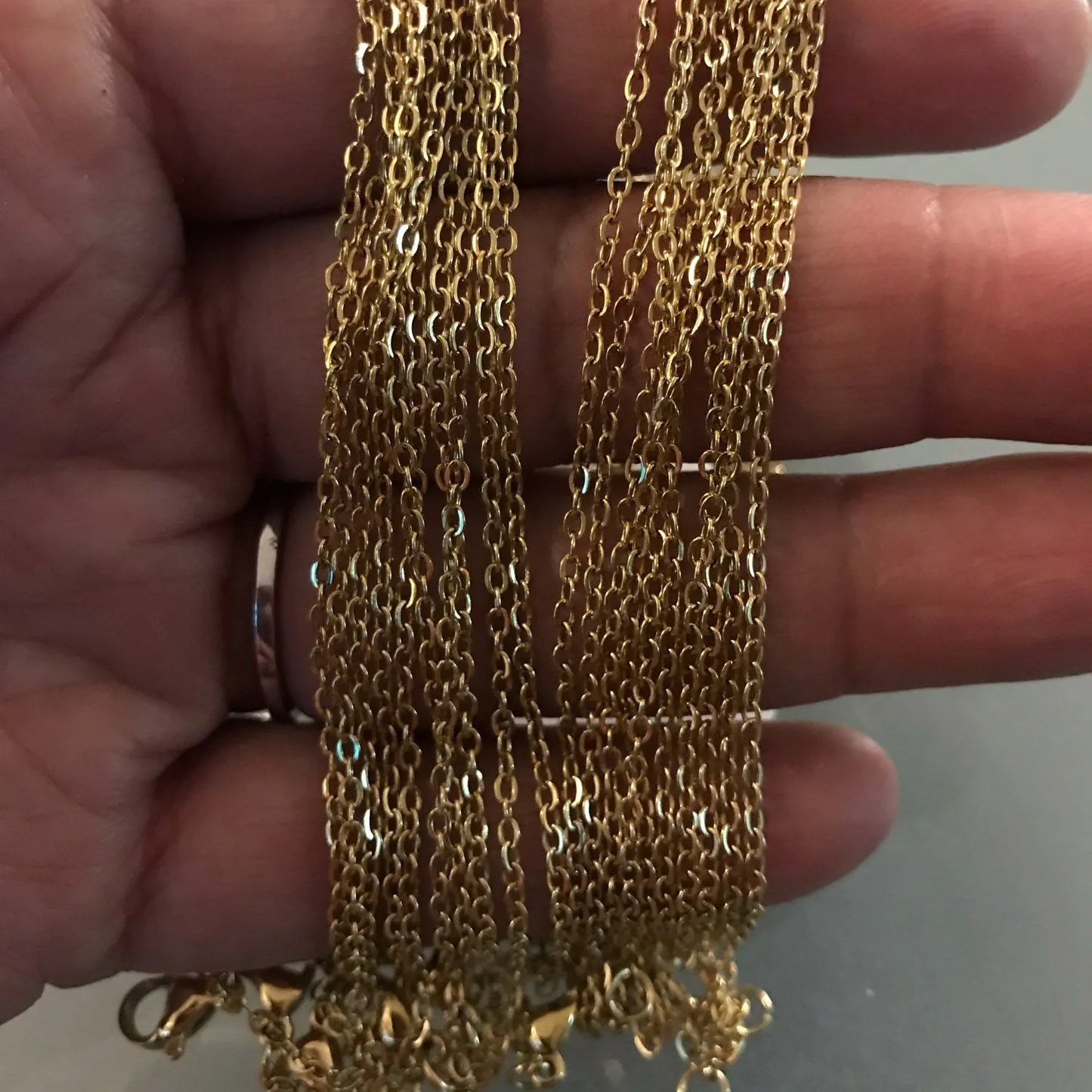 Stainless steel DIY Woman Necklace Chains