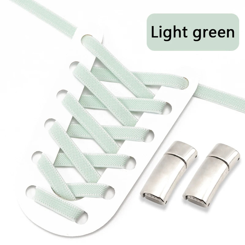 Magnetic Shoe Laces Elastic for Sneakers Woman, Men, Children.