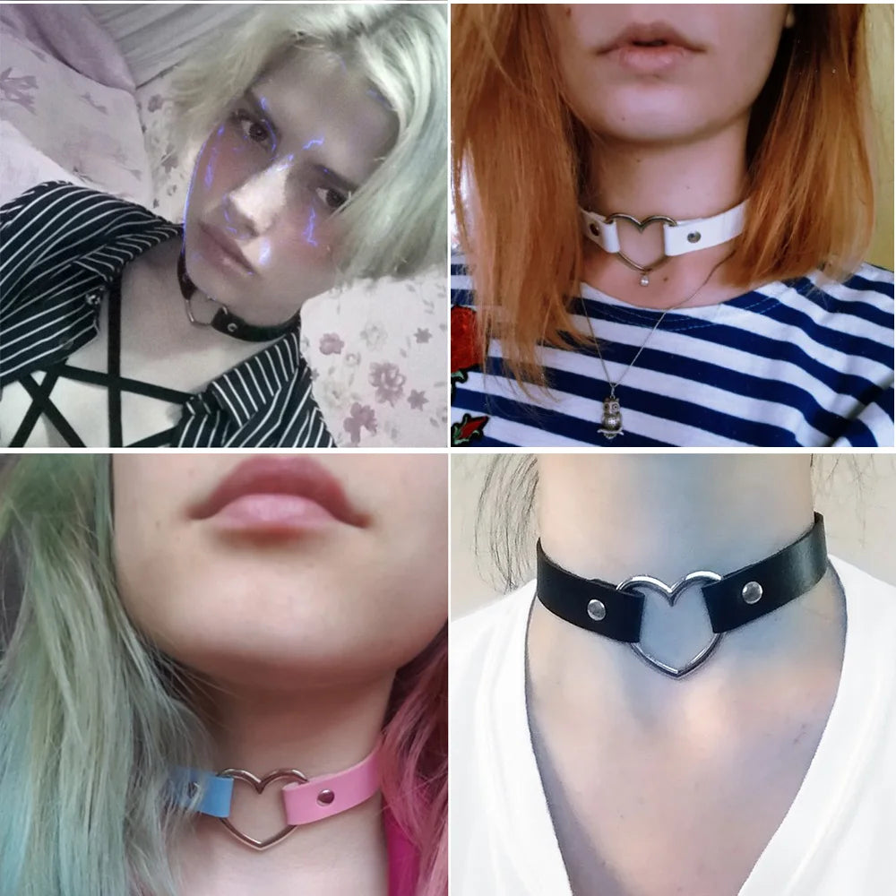 Trendy Vintage Charm Round Gothic Collar Necklaces Jewelry
