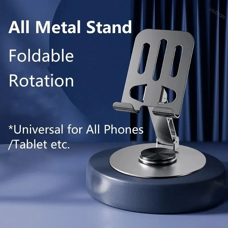 720° Rotatable Aluminum Portable Adjustable Tablet & Phone Stand Holder