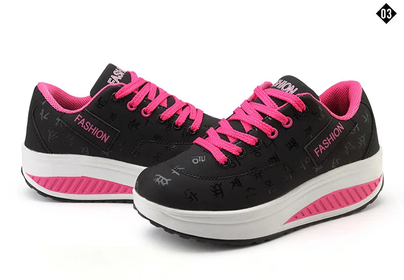 New women's sneakers are streamlined and high