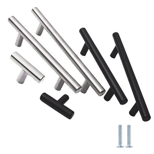 Kitchen Handles Stainless Steel T-Bar Straight