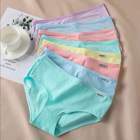 3Pcs Underwear Womens Comfortable High-quality Cotton