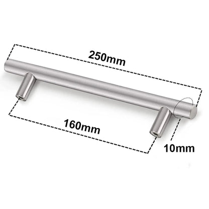 Kitchen Handles Stainless Steel T-Bar Straight