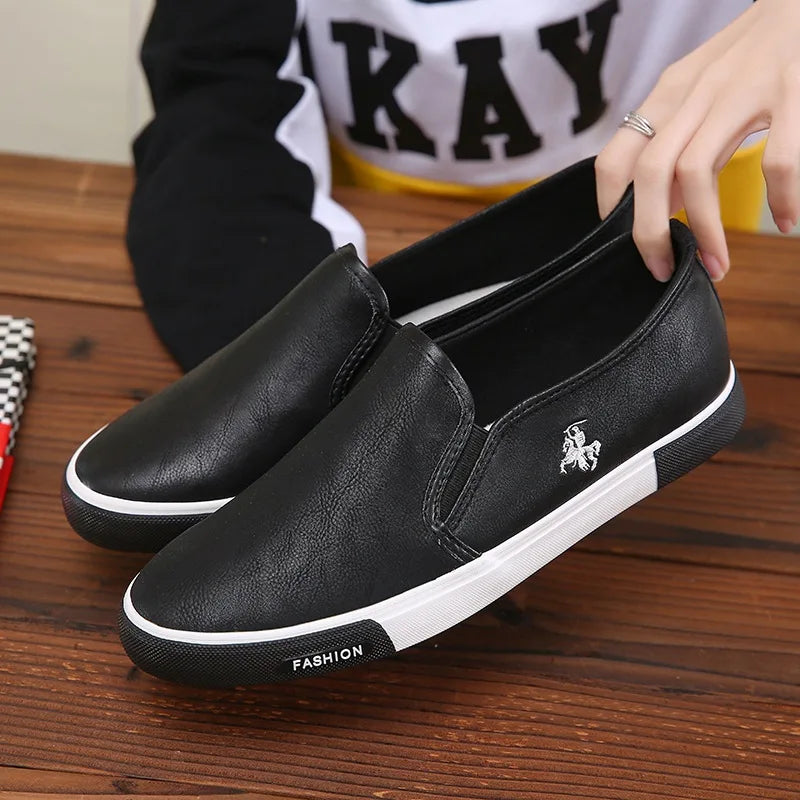 Genuine Leather Casual Shoes Men Comfortable Mens Loafers Luxury