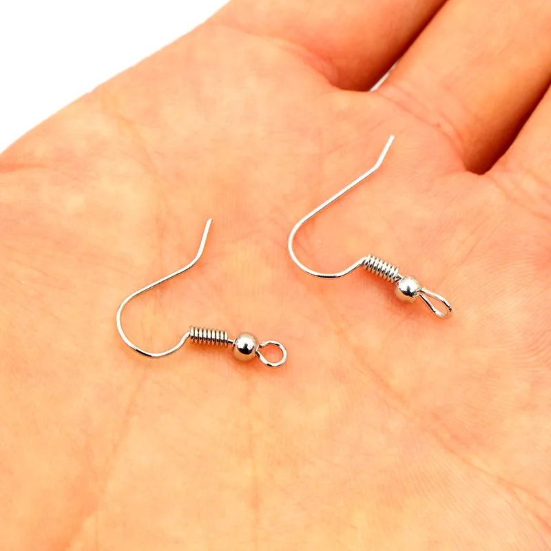 DIY Earrings Clasps Hooks Jewelry Making Fittings 100pcs