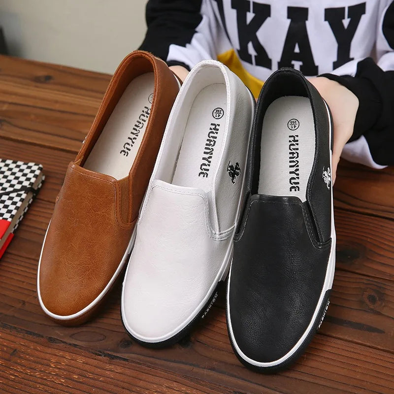 Genuine Leather Casual Shoes Men Comfortable Mens Loafers Luxury