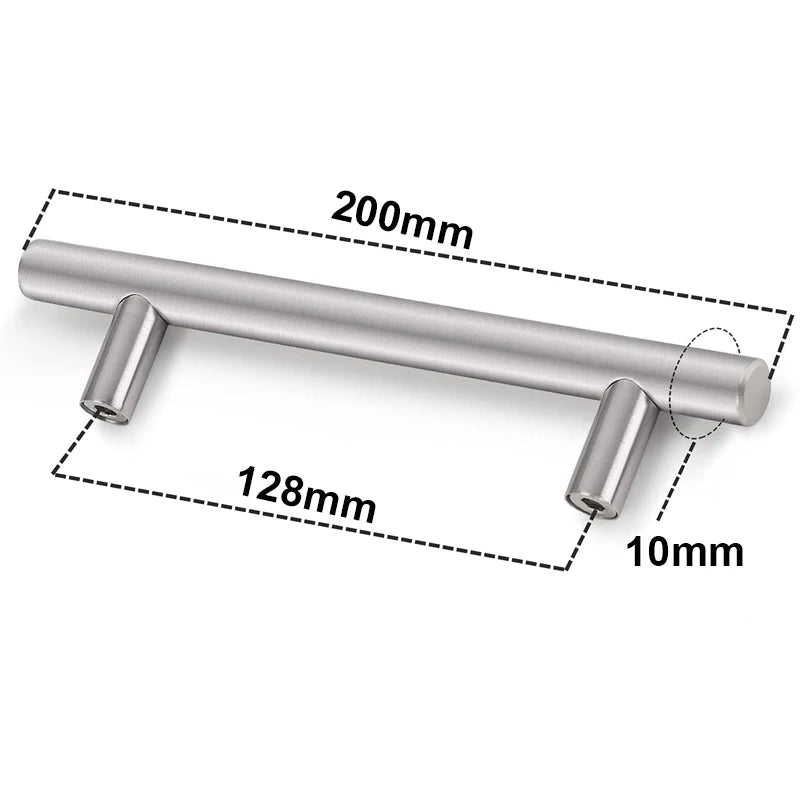 Kitchen Handles Stainless Steel T-Bar Straight