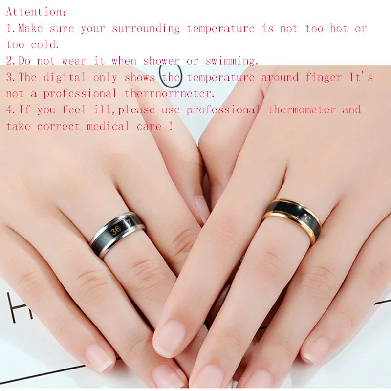 Titanium Intelligent Temperature Measuring Ring