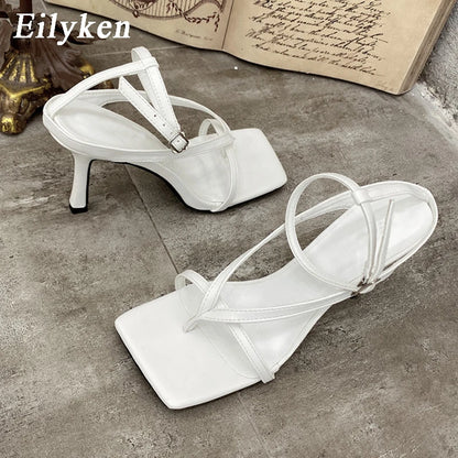Women Sandals Summer Square Shoes