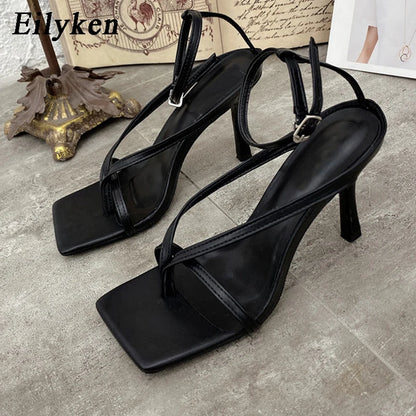 Women Sandals Summer Square Shoes