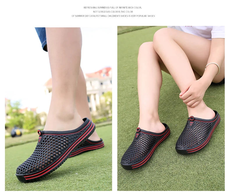 Summer fashion hollow sandals beach slippers