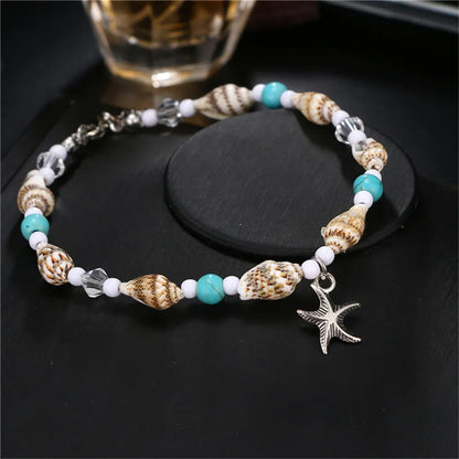 Starfish Anklet Leg for Women Beach