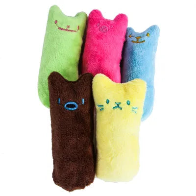 Teeth Grinding Catnip Toys Funny Interactive Plush For Cat