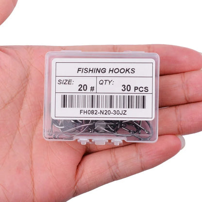 50 pcs 10pcs coating high carbon stainless steel barbed carp fishing hooks