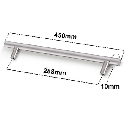 Kitchen Handles Stainless Steel T-Bar Straight