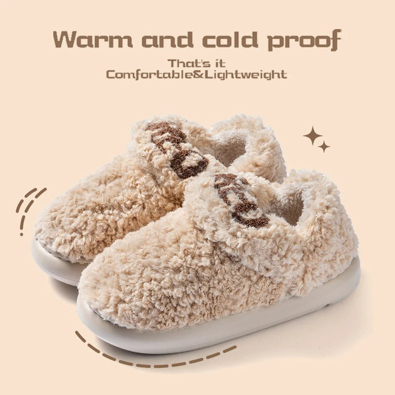 Cotton Slippers for Women Soft Bottom For Warmth