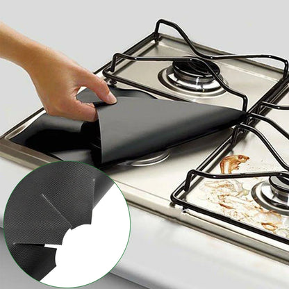 Gas Stove Burner Covers – 1/4PCS Reusable Stovetop Protectors