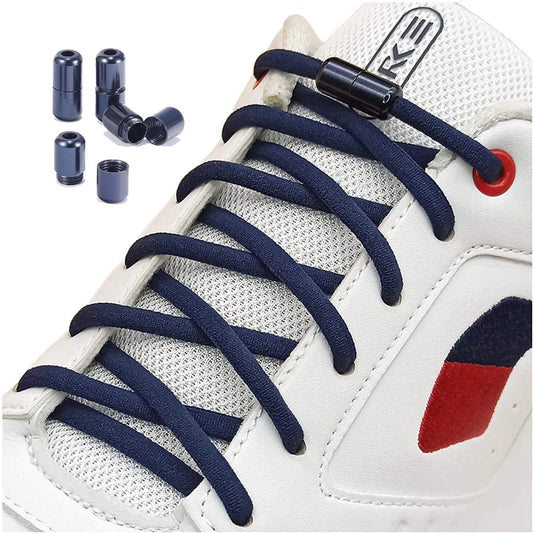 Shoe Laces Round Color Metal Lock