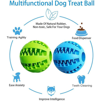 Dog & Cat Toy Ball Interactive Rubber Balls