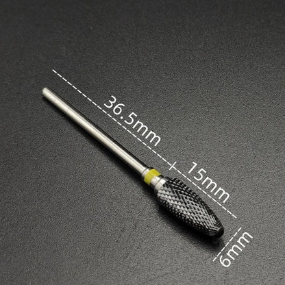 Ceramic Carbide Nail Drill Bit for Manicure & Pedicure – Electric Rotary Burr Cutter