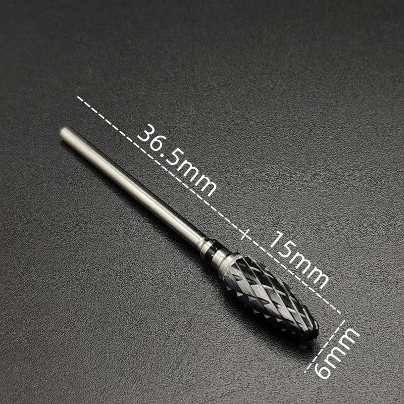 Ceramic Carbide Nail Drill Bit for Manicure & Pedicure – Electric Rotary Burr Cutter