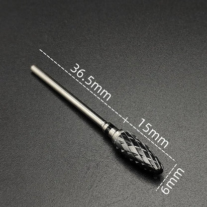 Ceramic Carbide Nail Drill Bit for Manicure & Pedicure – Electric Rotary Burr Cutter