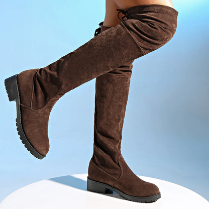 Women Winter Over The Knee Shoes