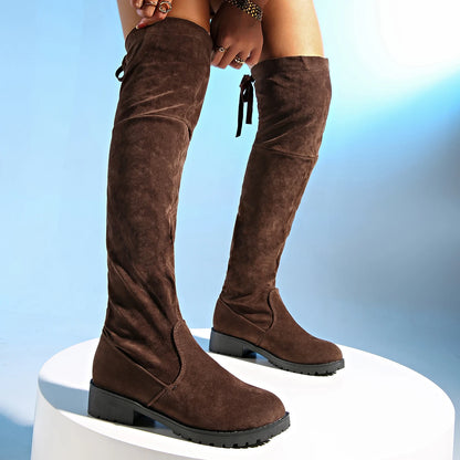 Women Winter Over The Knee Shoes