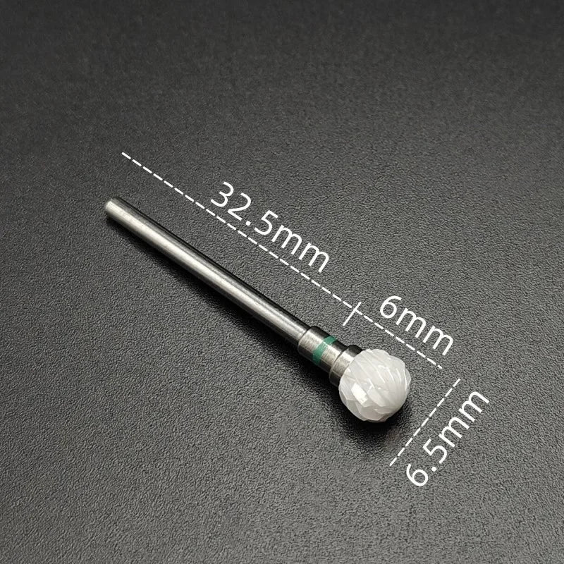 Ceramic Carbide Nail Drill Bit for Manicure & Pedicure – Electric Rotary Burr Cutter