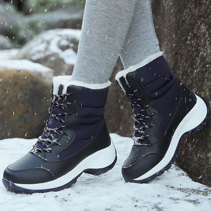 Women's Winter Boots Warm Fur With Heels