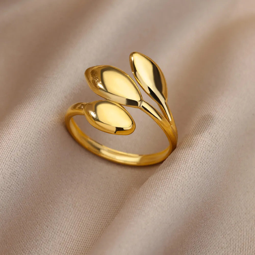 Stainless steel Rings for Women Gold Color