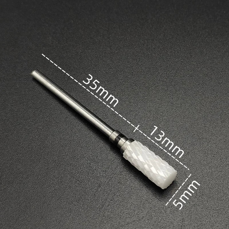 Ceramic Carbide Nail Drill Bit for Manicure & Pedicure – Electric Rotary Burr Cutter