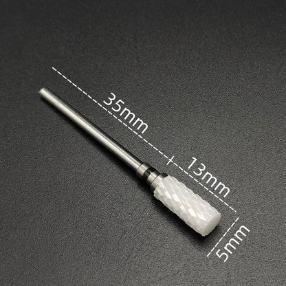 Ceramic Carbide Nail Drill Bit for Manicure & Pedicure – Electric Rotary Burr Cutter