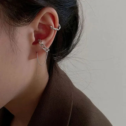 Gold Elf Ear Cuffs – Non-Pierced Cartilage Clip-On Earrings