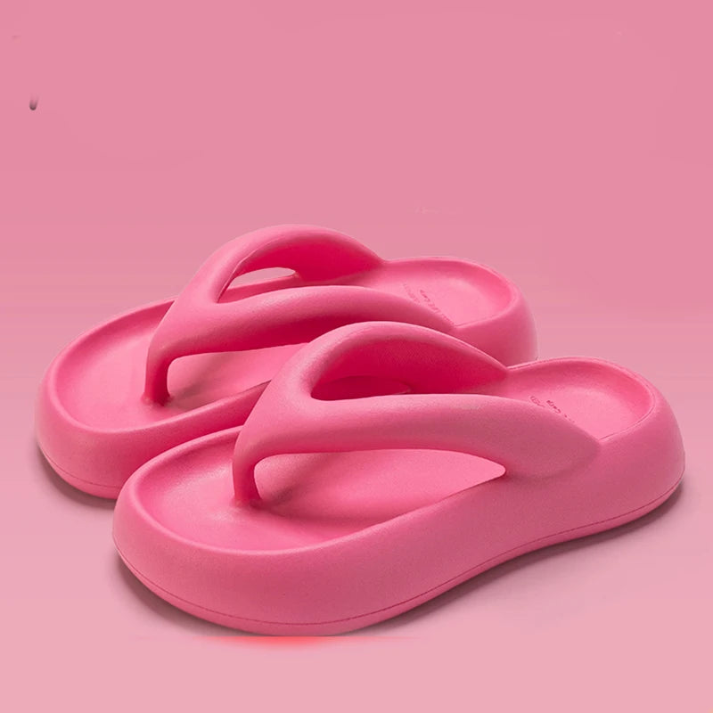 Thick Slippers Increased Height Beach Women's Slippers