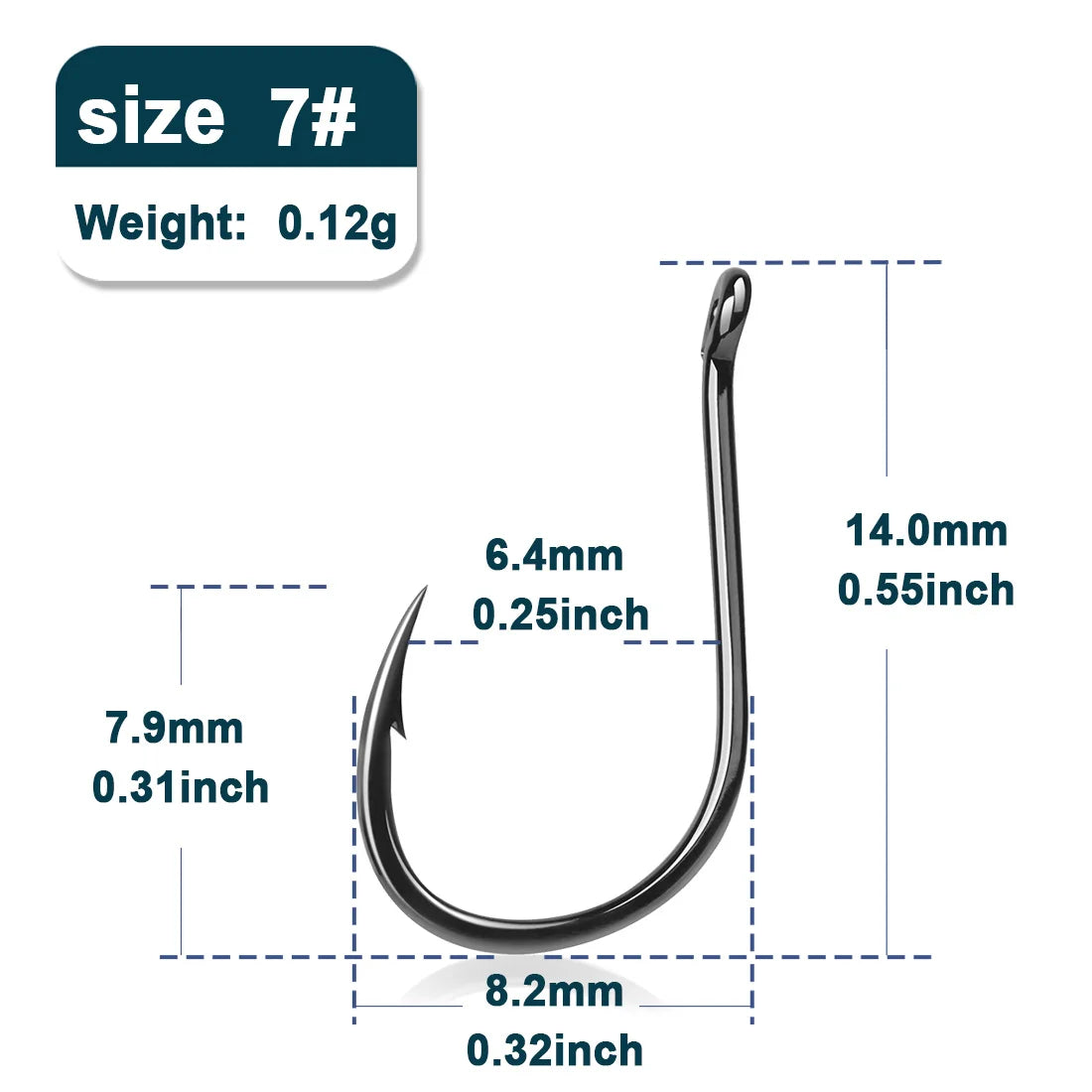 9KM Saltwater Carp Fishing Hooks – 50-200pcs, Strong Circle Hooks with Barbed Needle Point