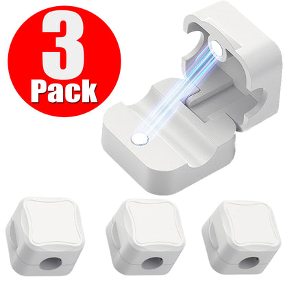 Magnetic Cable Clip Cord Holder for Home Office, Car, Under Desk