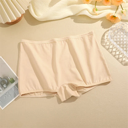 Women's Cotton Seamless Boxer Briefs - Soft Sports Underwear XS-XL