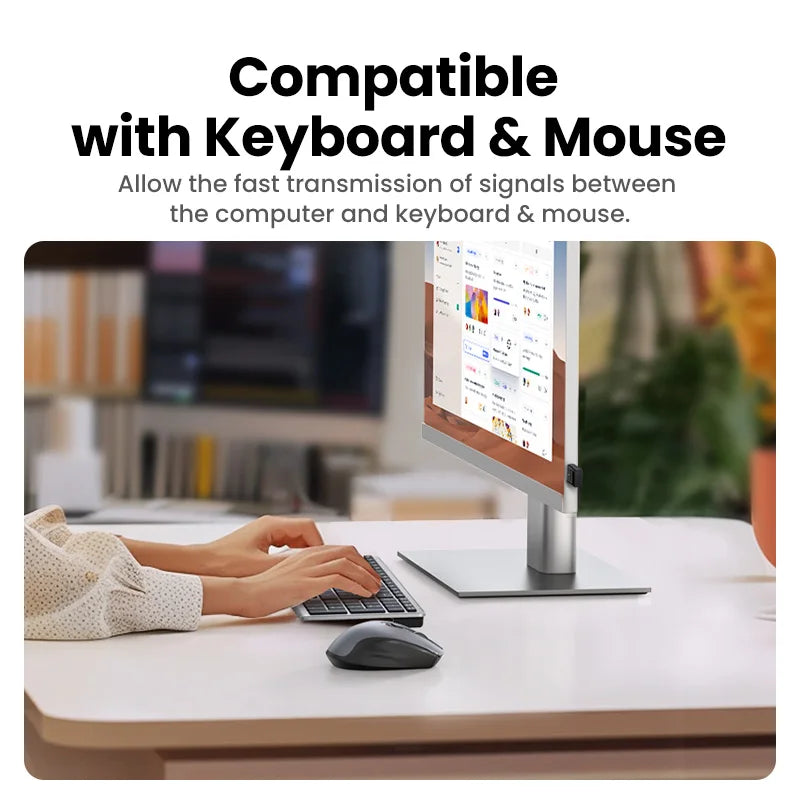 Bluetooth 5.4 USB Dongle Adapter – Wireless Receiver & Transmitter for Keyboard, Mouse, Headphones, Speakers