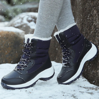 Women's Winter Boots Warm Fur With Heels