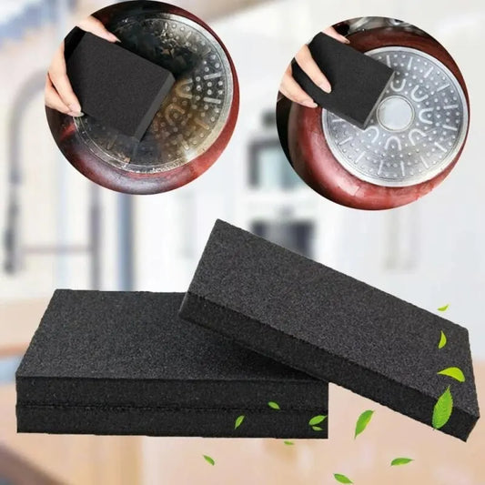 2pcs Emery Cleaning Sponge Wipe Pot Rust Remover - Himalaya Store