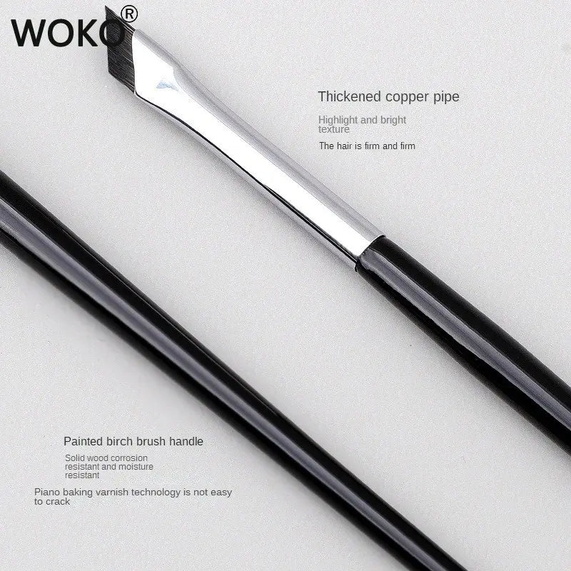 Eyeliner Brush ultra-thin fine angle flat eyebrow under the eyes Place Makeup Brush fine detail