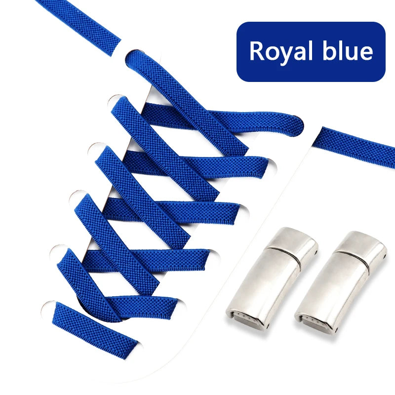 Magnetic Shoe Laces Elastic for Sneakers Woman, Men, Children.