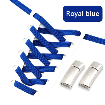 Magnetic Shoe Laces Elastic for Sneakers Woman, Men, Children.