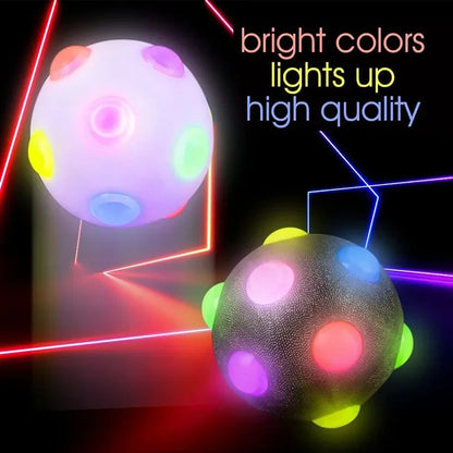 Dog Toy Glowing Ball LED Puppy Flashing Elastic Ball - Himalaya Store