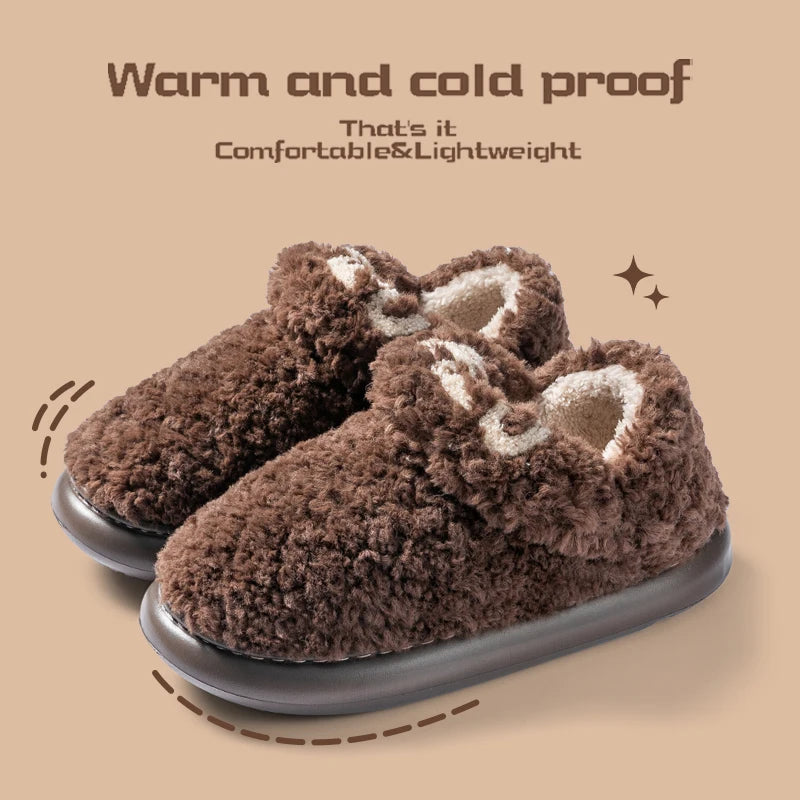 Cotton Slippers for Women Soft Bottom For Warmth